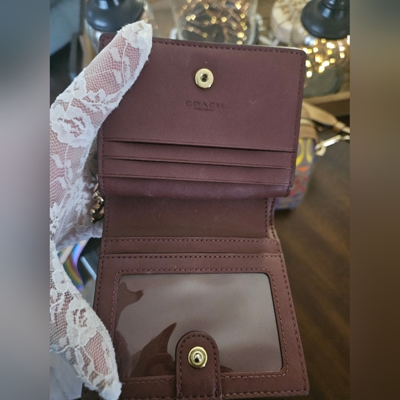 Coach Rowan Satchel Bag and Wallet ln Rainbow Signature Canvas - Picture 15 of 16